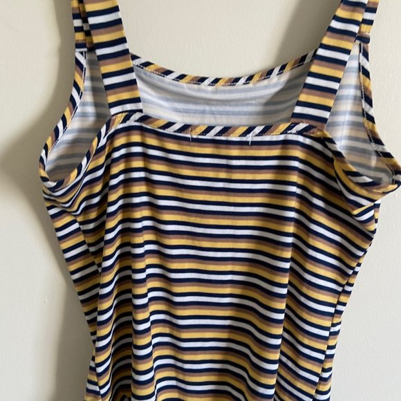 Urban Heritage Large striped thong stretchy soft bodysuit - Picture 13 of 14